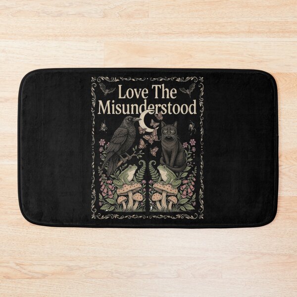 Item preview, Love The Misunderstood Bat Raven Cat Dark Cottagecore designed and sold by Redgiant87x.