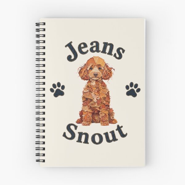 Item preview, Red Poodle Denim Patch Art designed and sold by JeanSnout.