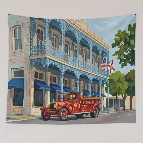 Item preview, Pensacola Acrylic Print | Florida Travel Poster | American designed and sold by POSTERIOCREW.