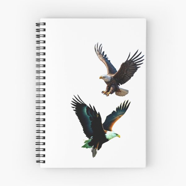 Item preview, Two Majestic Flying Bald Eagles  designed and sold by LC&LCPlatform.