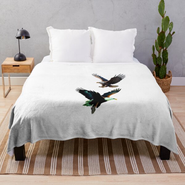 Item preview, Two Majestic Flying Bald Eagles designed and sold by LC&LCPlatform.