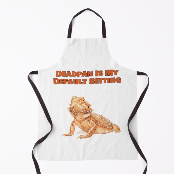 Item preview, Deadpan Is My Default Setting Funny Bearded Dragon Design designed and sold by NatureUnleashed.