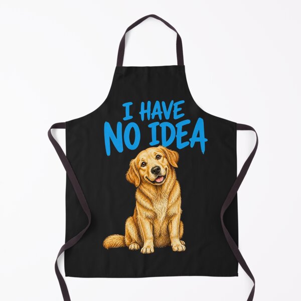 Item preview, I Have No Idea Funny Golden Retriever Dog Humor designed and sold by AdicretorDesign.