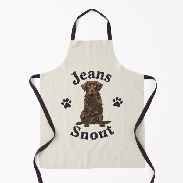 Item preview, Brown Labrador Retriever Denim Patch Art designed and sold by JeanSnout.