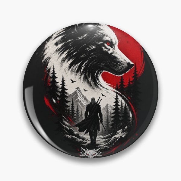 Item preview, Crimson Moon – Lone Wolf Wanderer designed and sold by AndGarciart.