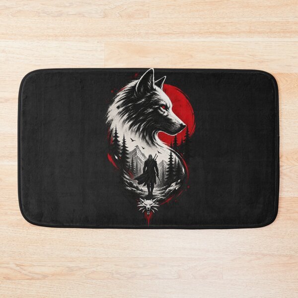 Item preview, Crimson Moon – Lone Wolf Wanderer designed and sold by AndGarciart.