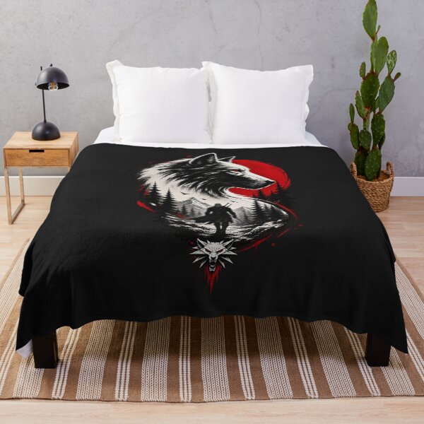 Item preview, Crimson Moon – Lone Wolf Wanderer designed and sold by AndGarciart.