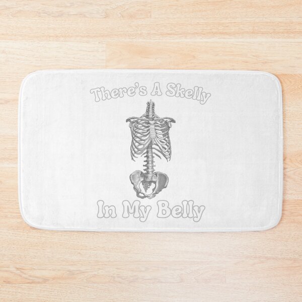 Item preview, there's a skelly in my belly Funny Skeleton Meme designed and sold by AMCreatix.
