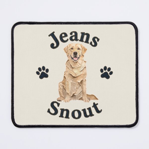Item preview, Yellow Labrador Retriever Denim Patch Art designed and sold by JeanSnout.