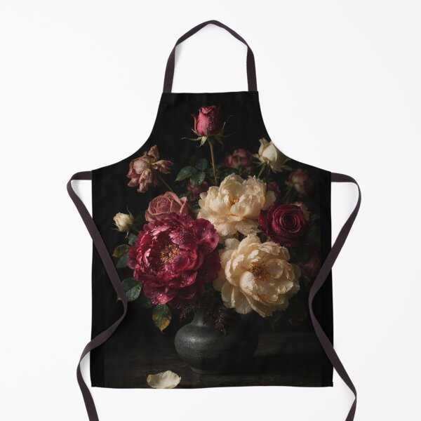 Item preview, Dark Floral Still Life Peonies and Roses designed and sold by Lineer22.