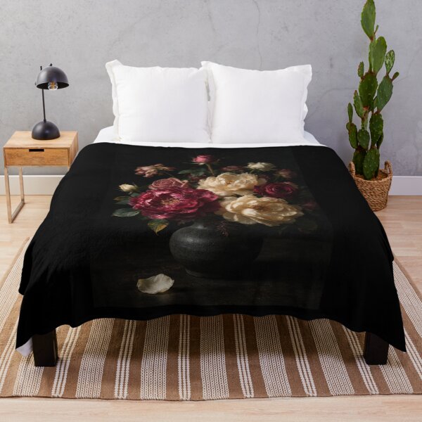 Item preview, Dark Floral Still Life Peonies and Roses designed and sold by Lineer22.