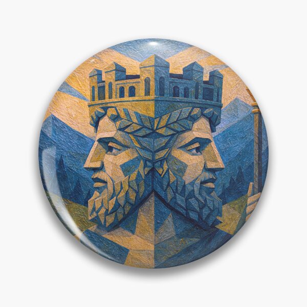Item preview, Janus – God of Doors and Transitions Painting designed and sold by GalleryKauffeld.