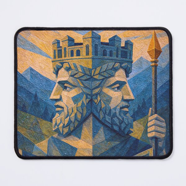 Item preview, Janus – God of Doors and Transitions Painting designed and sold by GalleryKauffeld.