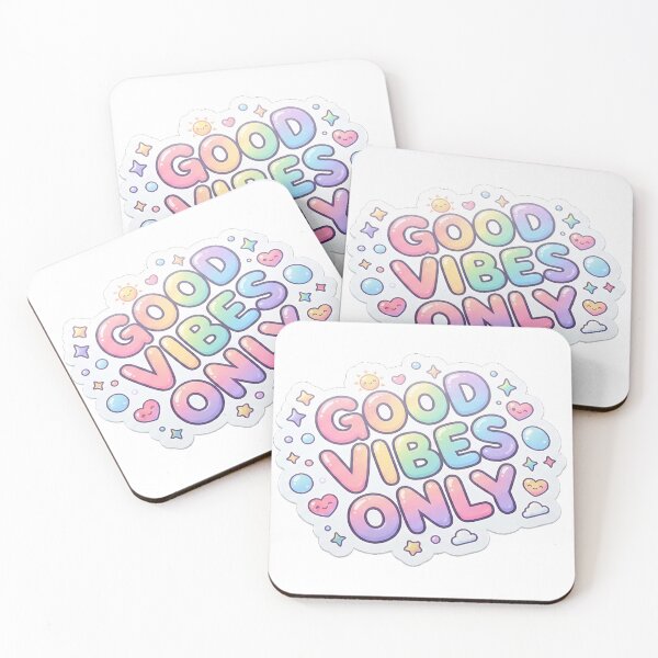 Item preview, Good Vibes Only - Cute Kawaii Motivational Sticker designed and sold by CreativeLook25.