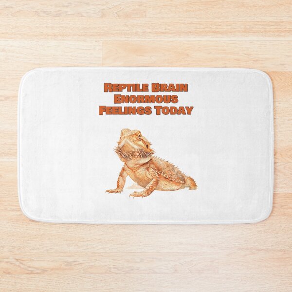 Item preview, Reptile Brain Enormous Feelings Today Bearded Dragon Design designed and sold by NatureUnleashed.