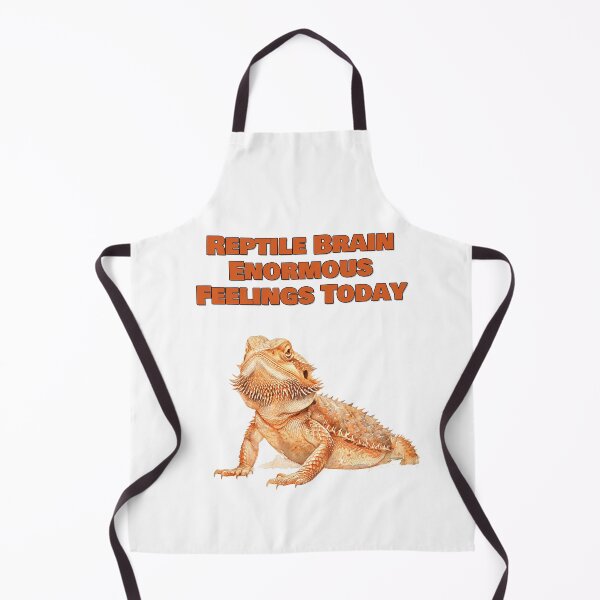 Item preview, Reptile Brain Enormous Feelings Today Bearded Dragon Design designed and sold by NatureUnleashed.