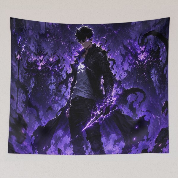 Item preview, Jinwoo Shadow King Solo Leveling designed and sold by kailoarts.