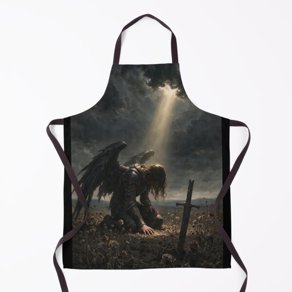 Item preview, Fallen Angel Kneeling in a Dead Field designed and sold by Lineer22.