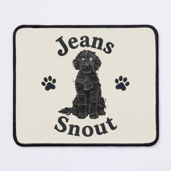 Item preview, Black Doodle Denim Patch Art designed and sold by JeanSnout.