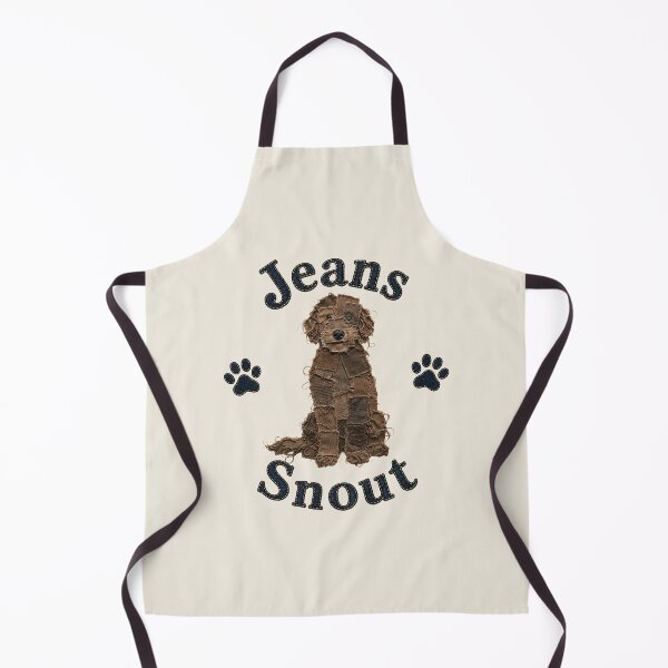 Item preview, Brown Doodle Denim Patch Art designed and sold by JeanSnout.