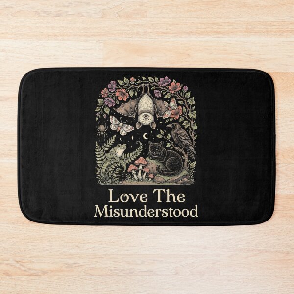 Item preview, Love The Misunderstood Bat Raven Cat Moth Cottagecore designed and sold by Redgiant87x.