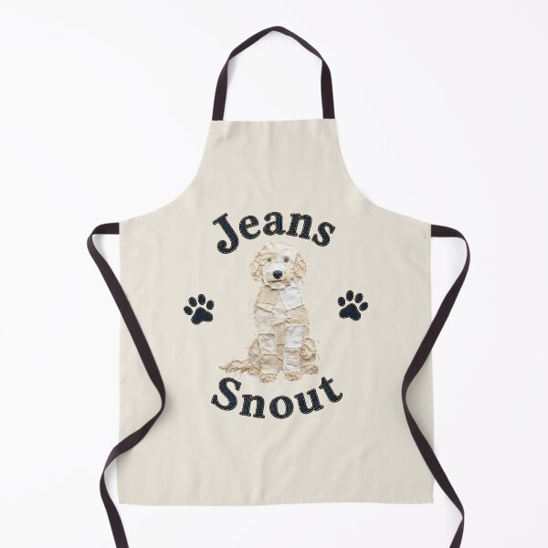 Item preview, Cream Doodle Denim Patch Art designed and sold by JeanSnout.