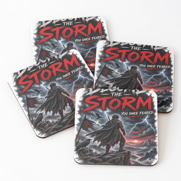 Item preview, Become The Storm – Dark Motivational Warrior Quote  designed and sold by Meentoos_1.