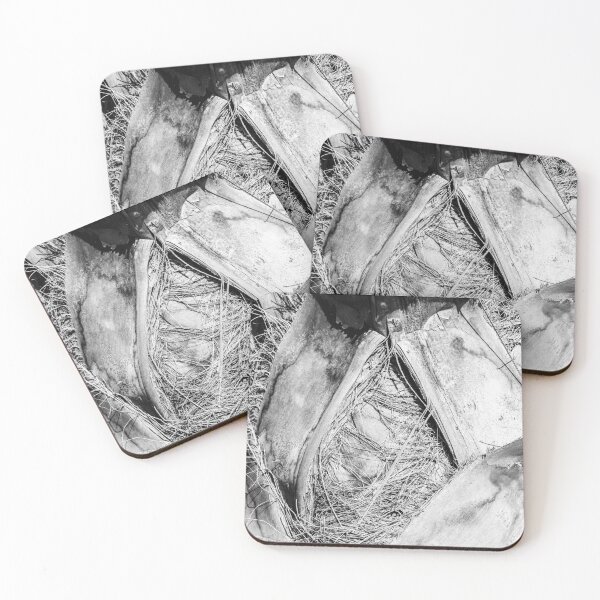 Item preview, Close-Up Black and White Photo of Textured Natural Palm Tree Trunk designed and sold by Nmallia.