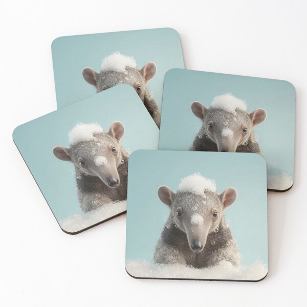 Item preview, Baby Anteater Bubble Bath Cute Nursery Bathroom Wall Art designed and sold by LazyOwlStore.