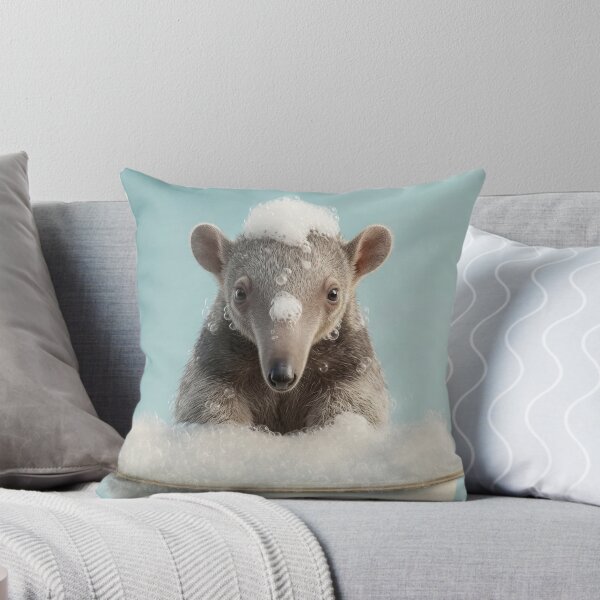 Item preview, Baby Anteater Bubble Bath Cute Nursery Bathroom Wall Art designed and sold by LazyOwlStore.