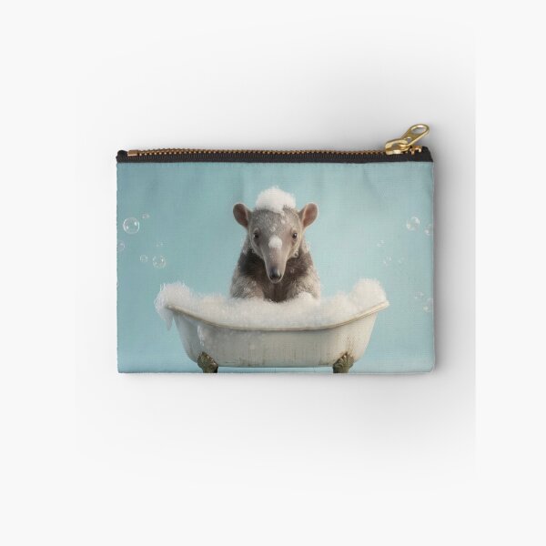 Item preview, Baby Anteater Bubble Bath Cute Nursery Bathroom Wall Art designed and sold by LazyOwlStore.