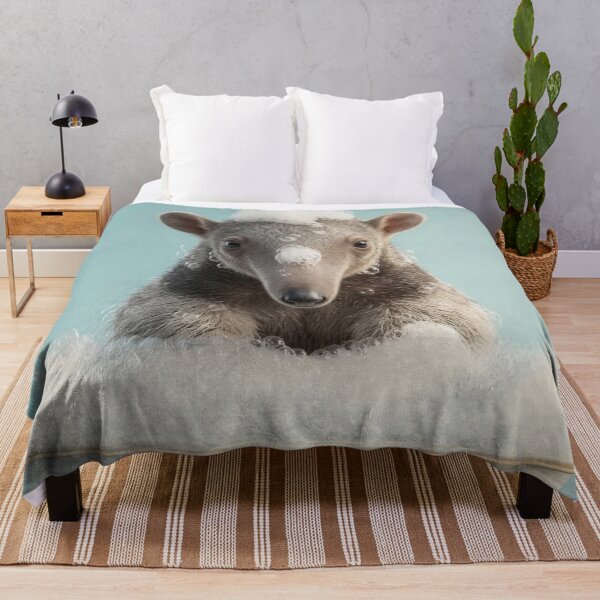 Item preview, Baby Anteater Bubble Bath Cute Nursery Bathroom Wall Art designed and sold by LazyOwlStore.