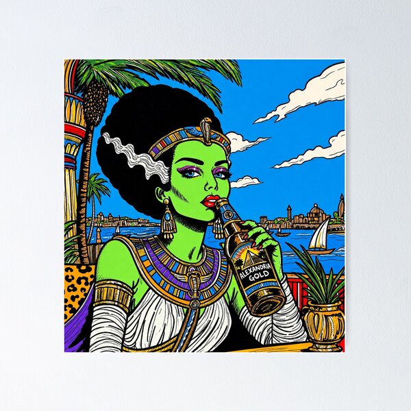 Item preview, The Bride of Cleopatra designed and sold by PopFright Art Company .