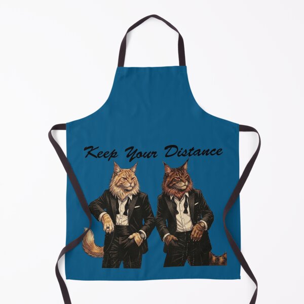 Item preview, Maine Coon Cats. Keep Your Distance. designed and sold by Animal Cosmic Society.