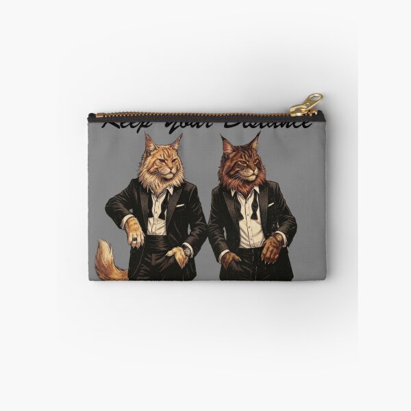 Item preview, Maine Coon Cats. Keep Your Distance. designed and sold by Animal Cosmic Society.
