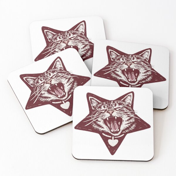Item preview, Cute "cat yawning" star designed and sold by DhriegoStudio.