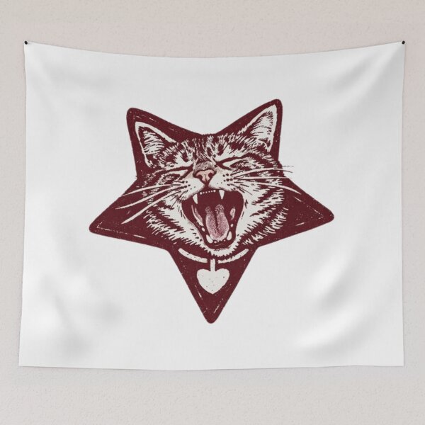 Item preview, Cute "cat yawning" star designed and sold by DhriegoStudio.
