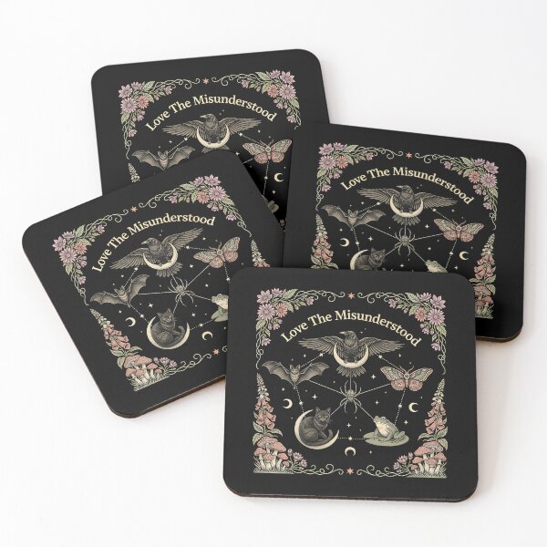 Item preview, Love The Misunderstood Bat Raven Cat Gothic Cottagecore designed and sold by Redgiant87x.