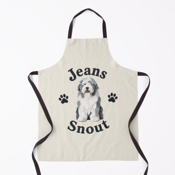 Item preview, Old English Sheepdog Denim Patch Art designed and sold by JeanSnout.