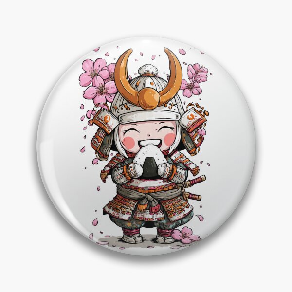 Item preview, chibi samurai warrior tokoyaki designed and sold by cutemakerotart.