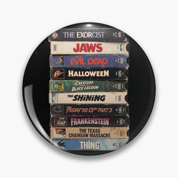 Item preview, Vintage Horror VHS Tape Stack Art designed and sold by The Mellonaire.