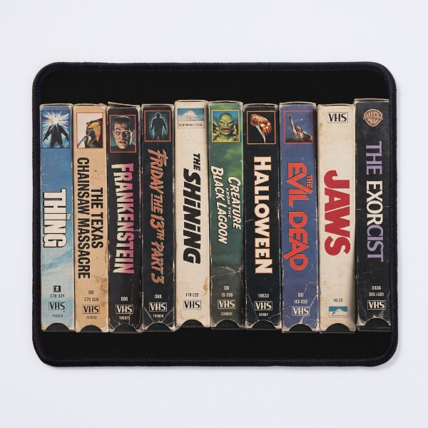 Item preview, Vintage Horror VHS Tape Stack Art designed and sold by The Mellonaire.