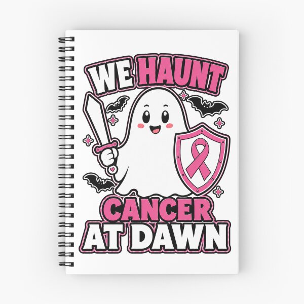 Item preview, We Haunt Cancer At Dawn Ghost Pink Ribbon Breast Cancer Awareness designed and sold by WeirdlyMild.