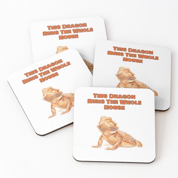 Item preview, This Dragon Runs The Whole House Bearded Dragon Design designed and sold by NatureUnleashed.