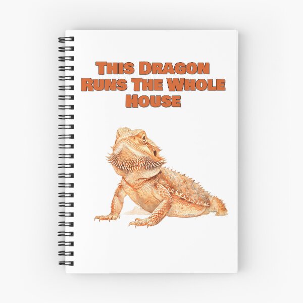 Item preview, This Dragon Runs The Whole House Bearded Dragon Design designed and sold by NatureUnleashed.