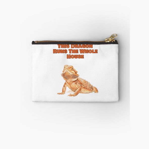 Item preview, This Dragon Runs The Whole House Bearded Dragon Design designed and sold by NatureUnleashed.