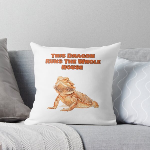 Item preview, This Dragon Runs The Whole House Bearded Dragon Design designed and sold by NatureUnleashed.