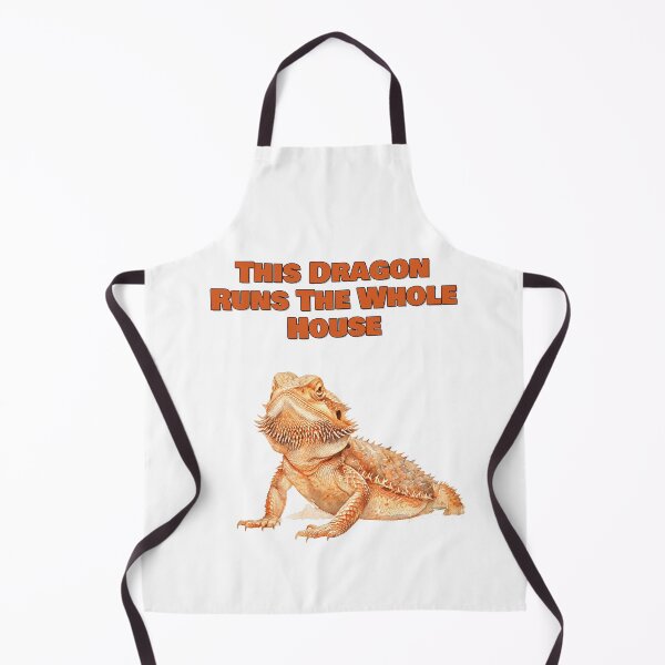Item preview, This Dragon Runs The Whole House Bearded Dragon Design designed and sold by NatureUnleashed.