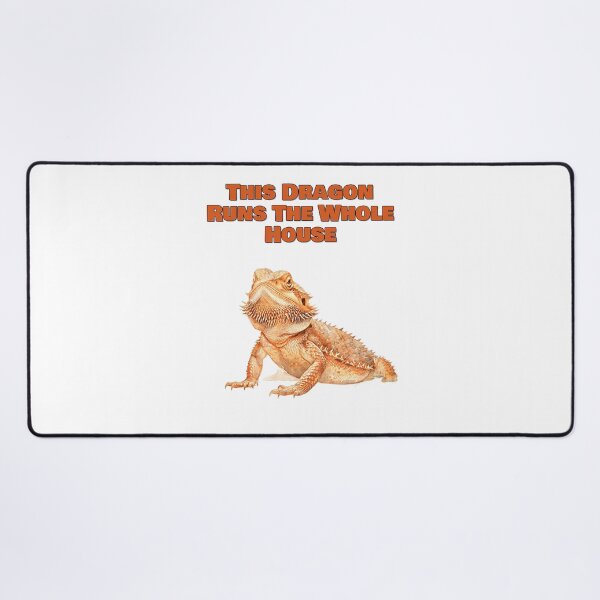 Item preview, This Dragon Runs The Whole House Bearded Dragon Design designed and sold by NatureUnleashed.