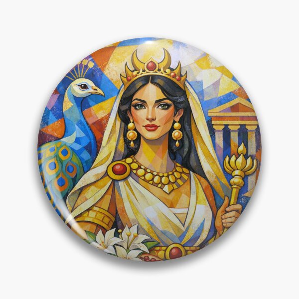 Item preview, Juno – Roman Queen of the Gods illustration designed and sold by GalleryKauffeld.